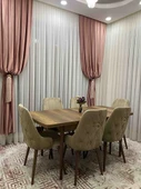 Asesva Serisi 80x132 MDF Barok Masa Metal Ayaklı Açılabilir Üst Kalite Mutfak Masası (TEK MASA) - 5