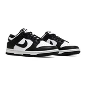 Nike Dunk Low Black White Unisex Spor Ayakkabı - 2