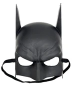 Siyah Renk Çocuk Boy Arkadan Lastikli Batman Maskesi A Kalite  20x14 Cm - 3