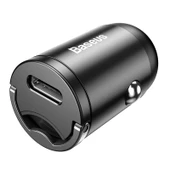 BASEUS TİNY STAR MİNİ ARAÇ ŞARJ CİH.1C 30W GRİ - 2