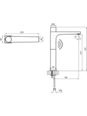 Kale Sempre Mono Fotoselli Yüksek Lavabo Bataryası (Elektrikli/pilli) - 2