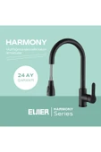 EVIER Spiralli Mutfak Evye Bataryası I HARMONY Series I Siyah (BLACK) I Çok Modlu - 2