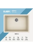 EVIER Granit Evye Nero XL BEIGE - BEJ (KREM) I (61x45.5) - 2