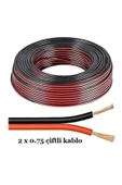 Le Moins Cher Renault Kangoo Çiftli Kablo Tesisat Hoparlör Kablosu 2 X 0.75 Elektrik Kablosu 5 Metre thumbnail 1