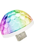Le Moins Cher Usb Disko Topu Sese Duyarlı Renkli Canlı Işık Rgb Müzik Duyarlı thumbnail 2