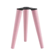 3 Adet Ahşap Ayak 40 Cm Açık Pembe M8 Civatalı Bağlantı Aparatlı Mobilya Tabure Sehpa Masa Destek Ayağı thumbnail 6