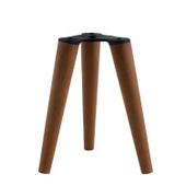 3 Adet Ahşap Ayak 40 Cm Koyu Meşe M8 Civatalı Bağlantı Aparatlı Mobilya Tabure Sehpa Masa Destek Ayağı thumbnail 6