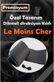 Le Moins Cher Ford Fusion Oto Direksiyon Kılıfı Siyah Dikiş Estetik Görünüm Yüksek Kalite thumbnail 1