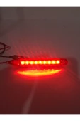 Le Moins Cher Opel Astra H Uyumlu Kırmızı Parmak Led 12/24 Volt Tavan Basamak Aydınlatma 9 Ledli thumbnail 2