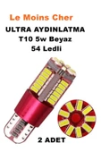 Le Moins Cher Tata İndigo T10 5w Beyaz 54 Ledli Oto Işık Lamba Park Plaka Ampul thumbnail 4