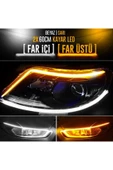 Le Moins Cher Bmw F20 Uyumlu Far İçi Üstü Kayar Sinyalli Gündüz Ledi Far Kaşı 2 Adet - 9