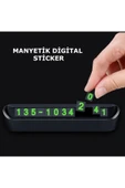 Le Moins Cher Mıknatıslı Fosforlu Otomobil Park Numaratörü Aç Kapa Telefon Numarası Park Numaralığı thumbnail 5