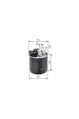 Bosch YAKIT FİLTRESİ DİZEL MERCEDES-BENZ C SERİSİ C180-200-220-250 08-14, CLS 220-250 BLUETEC 11-17 18051 - 2