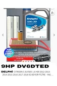 DELPHİ KOPYA - CITROEN C-ELYSEE 1.6 HDI 2012-2018 92 BEYGİR FİLTRE - YAG BAKIM SETİ thumbnail 1