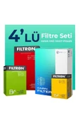 Filtron Fiat Linea 1.6 Dizel 105 Hp Uyumlu Filtre Bakım Seti (2009-2017) 4 Lu Polen opar - 1