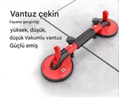 Çift Kollu Çektirmeli Vantuz Cam Fayans Granit Birleştirme Ayarlama Hizalama Düzeltme Aparatı Yatay thumbnail 6