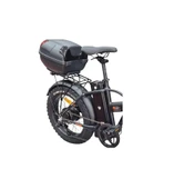 TEX XBYC T19 BİSİKLET BAGAJ ÜSTÜ PLASTİK ÇANTA SİYAH - 1