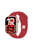 Apple iPhone 11 Pro Max Uyumlu Kırmızı Akıllı Saat Watch10 2025 Hediyeli AMOLED EKRAN - 1