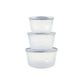 Yuvarlak Saklama Kabı – Kapaklı – Şeffaf, BPA’sız, Sızdırmaz - 3