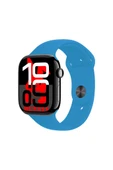 Apple iPhone 11 Pro Uyumlu Açık Mavi Akıllı Saat Watch10 2025 Hediyeli AMOLED EKRAN - 1