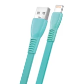FitPlus Flat FS-402 Lightning Data/Şarj Kablosu 2.4A 1mt - 6