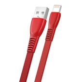 FitPlus Flat FS-402 Lightning Data/Şarj Kablosu 2.4A 1mt - 3