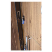 Tezwood 3653 Ahşap Kaplama Düz Model Çelik Kapı, Daire Kapısı, Villa Kapısı Sol Açılım - 2