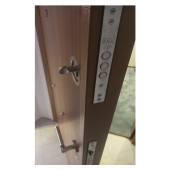 Tezwood 3653 Ahşap Kaplama Düz Model Çelik Kapı, Daire Kapısı, Villa Kapısı Sol Açılım - 3