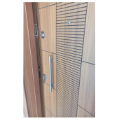 Tezwood 3593 Ahşap Kaplama ABD Rustik Çizgili Düz Model Çelik Kapı, Daire Kapısı, Villa Kapısı thumbnail 5