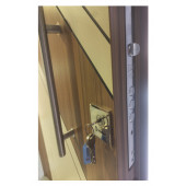 Tezwood 2578 Eskitme Kasalı İki Renk Düz Model Daire Kapısı, Çelik Kapı, Villa Kapısı - 3