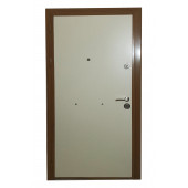 Tezwood 2578 Eskitme Kasalı İki Renk Düz Model Daire Kapısı, Çelik Kapı, Villa Kapısı - 6
