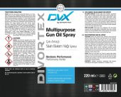 Dvx Silah Çok Amaçlı Bakım Spreyi 220 ml. - 2