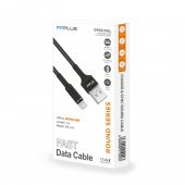 FitPlus Round RS-101 Micro USB Data/Şarj Kablosu 3A 1mt Örgü - Siyah - 6