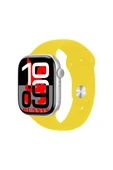 Apple iPhone 11 Uyumlu Sarı Akıllı Saat Watch10 2025 Hediyeli AMOLED EKRAN - 1