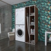 Kenzlife çamaşır-kurutma makinesi dolabı alyusha cvz 180*120*60 banyo kapaksız arkalıksız - 1
