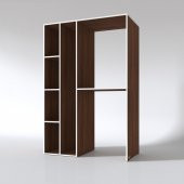Kenzlife çamaşır-kurutma makinesi dolabı alyusha cvz 180*120*60 banyo kapaksız arkalıksız - 5