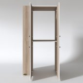 Kenzlife çamaşır-kurutma makinesi dolabı kapaklı fedyenka crd 180*090*60 banyo arkalıksız - 7