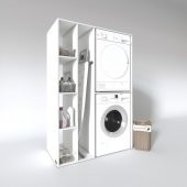 Kenzlife çamaşır-kurutma makinesi dolabı alyusha byz 180*120*60 banyo kapaksız arkalıksız - 5