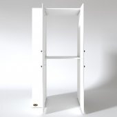 Kenzlife çamaşır-kurutma makinesi dolabı kapaklı fedyenka byz 180X090X60 banyo arkalıksız - 7