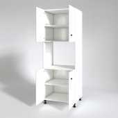 Kenzlife fırın dolabı cahide byz 180x65x50 mutfak XLARGE ayaklı banyo kiler ofis - 3
