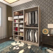 Kenzlife giysi dolabı fikret 180*180*45 crd gardırop thumbnail 1