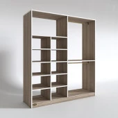 Kenzlife giysi dolabı fikret 180*180*45 crd gardırop thumbnail 3