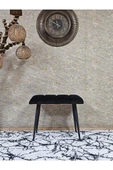 Siyah Sivriltmel Ayaklı 60 cm Puf Bench - Puf - Bench - Oturak - Mutfak Oturağı - Antre Oturağı Siyah Renk 60 x 40 Boyut/Ebat thumbnail 2