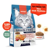 Wanpy Somonlu Tahılsız Yetişkin Kedi Maması 1,5kg - 1