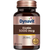 Dynavit Biotin 5000 mcg Takviye Edici Gıda 100 Tablet - 1