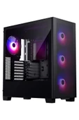 Phanteks XT PRO ULTRA Black PH-XT523P1_DBK01, ATX Tempered Glass 4x140mm DRGB PWM Fan, Siyah Kasa - 1