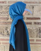 Konfor Bambu Şal Mavi– Tok Duruşlu, Kaymaz thumbnail 3