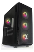 VENTO VG07F ARGB 650 TEMPERED GLASS 650W 80+ Bronze 4ad 120mm Mid-Tower Pencereli Kasa - 2
