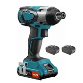 Kömürsüz Akülü Torklu Vidalama Çift Batarya Li-ion Batarya 20 V 4.0 Ah Üç Kademe Torklu Çantalı thumbnail 6