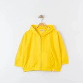 Unisex %100 Pamuk Oversize Kapüşonlu Fermuarlı Sweatshirt - 11